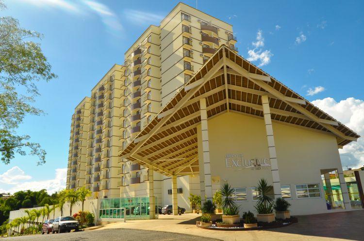 Diroma Exclusive - Piscinas Termais 24 Horas, Sauna, Copa Da Mamae, Limpeza Diaria, Estacionamento Gratis! Caldas Novas Extérieur photo